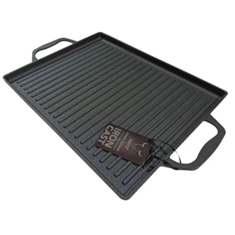 Plancha Hierro Fundido Wayu Con Azas Iron Cast Griddle Plancha Hierro Fundido Wayu Con Azas Iron Cast Griddle