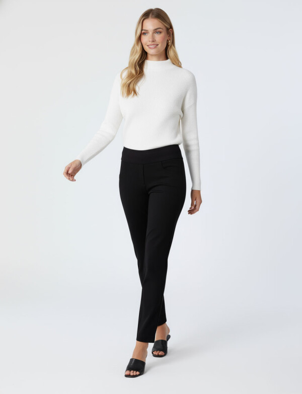 Pantalon Pull On NEGRO