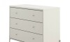 Cómoda Jasper 3 cajones White Matte champ
