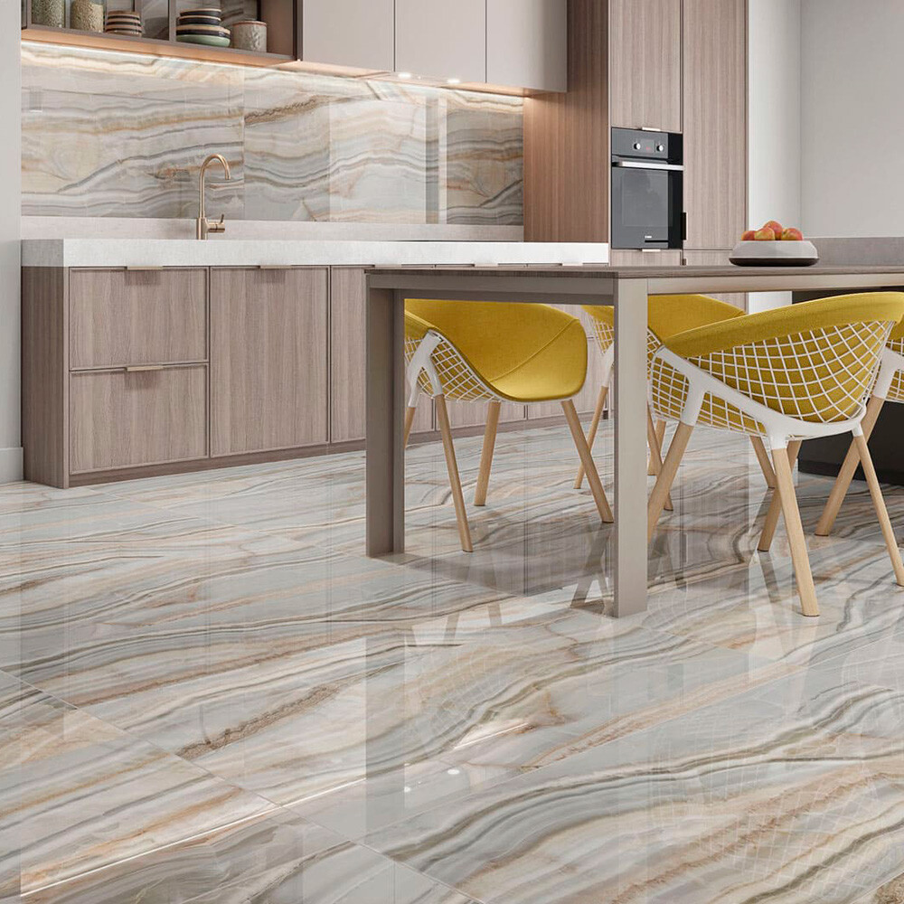 CERÁMICA GRAN ONIX PEROLA POL "A" 60X120 CM Cerámica Gran Onix Perola Pol "a" 60x120 Cm