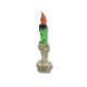 Vela Led Calavera - Hlloween Verde