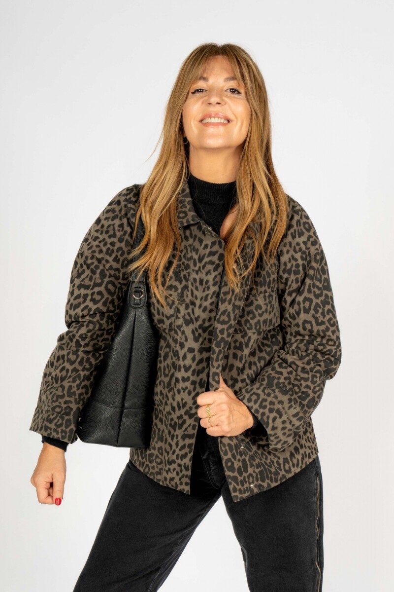 Campera Print Verde