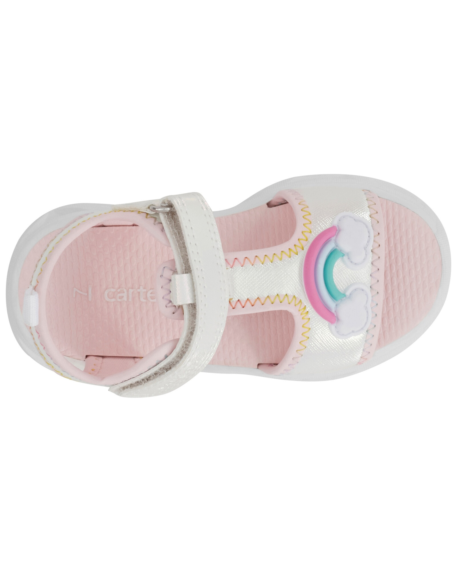 Sandalias jani con luces y velcro, diseño arcoíris Sandalias jani con luces y velcro, diseño arcoíris