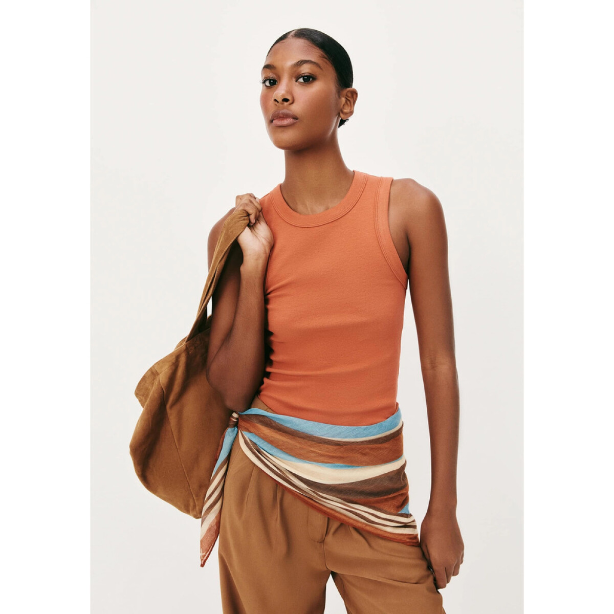 BLUSA SM FEM - LARANJA ESCURO 