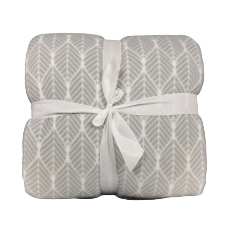 Frazada con Corderito King Size Home Class 240 x 260 cm Arabesco Gris