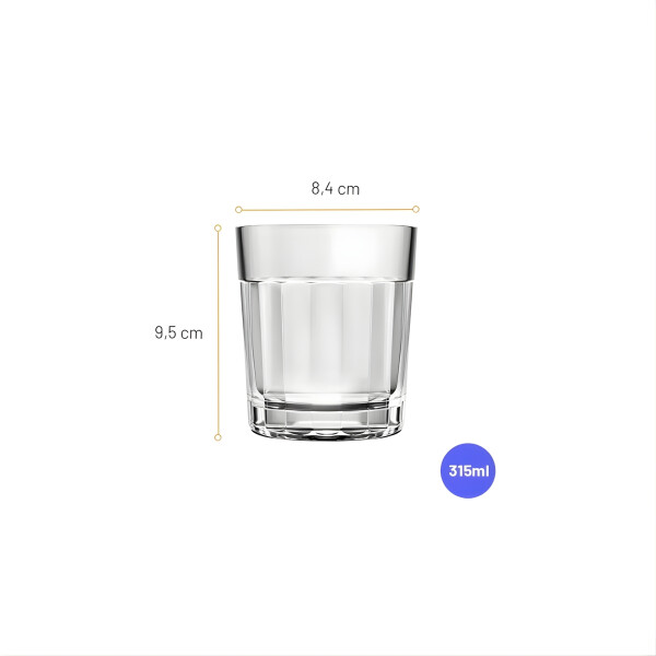 Vaso americano Rocks Old Fashioned 315ml x12 Nadir Vaso americano Rocks Old Fashioned 315ml x12 Nadir