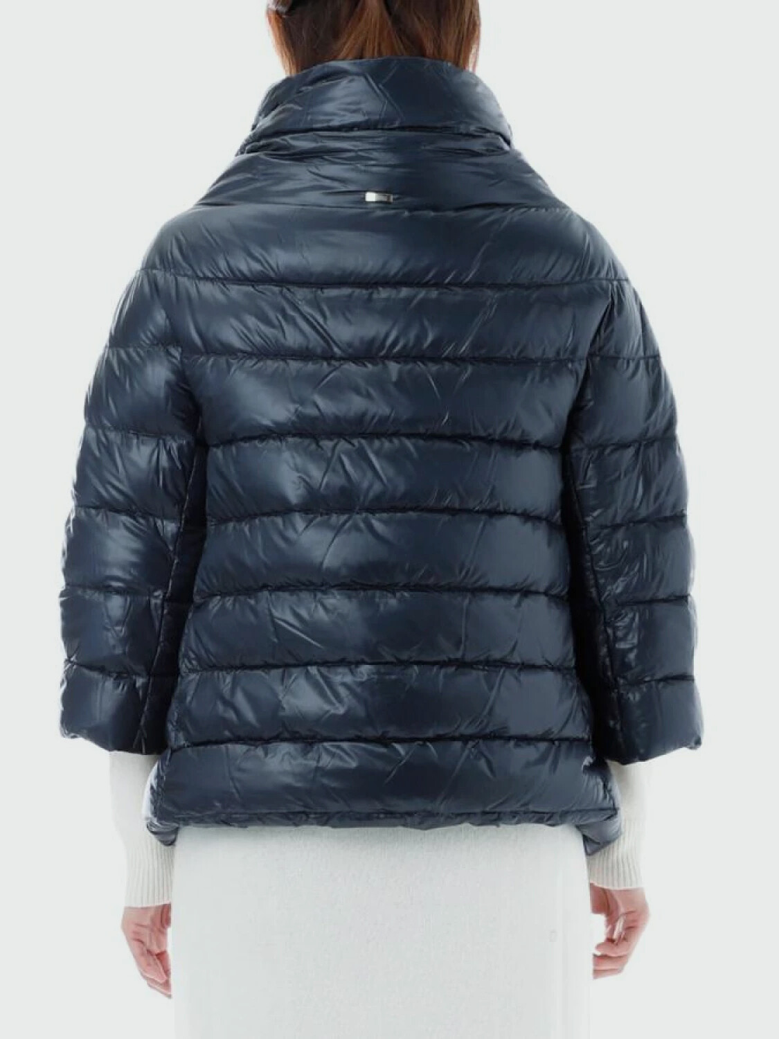 Herno-Chaqueta de nylon rellena de plumas, Aminta Azul