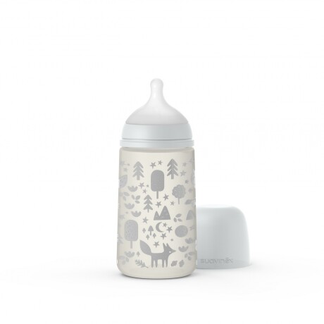 Mamadera Suavinex Pro 3-6 Meses Flujo M Gris 270ml Mamadera Suavinex Pro 3-6 Meses Flujo M Gris 270ml