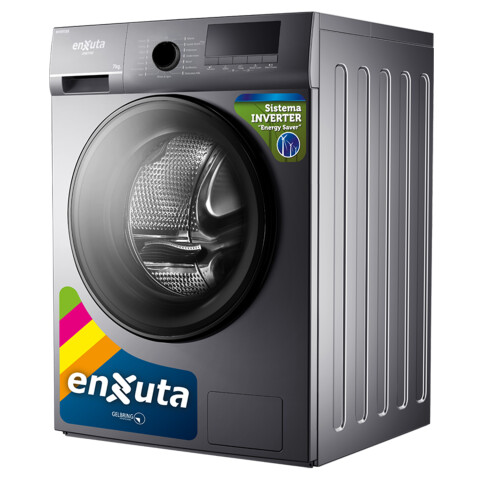 Lavarropas Inverter Enxuta Lenx770t 7 Kg LAVARROPA ENXUTA FRONTAL LENX770T