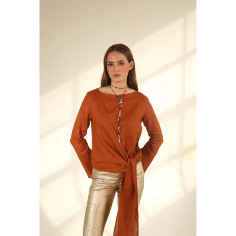 Blusa Libélula Terracota