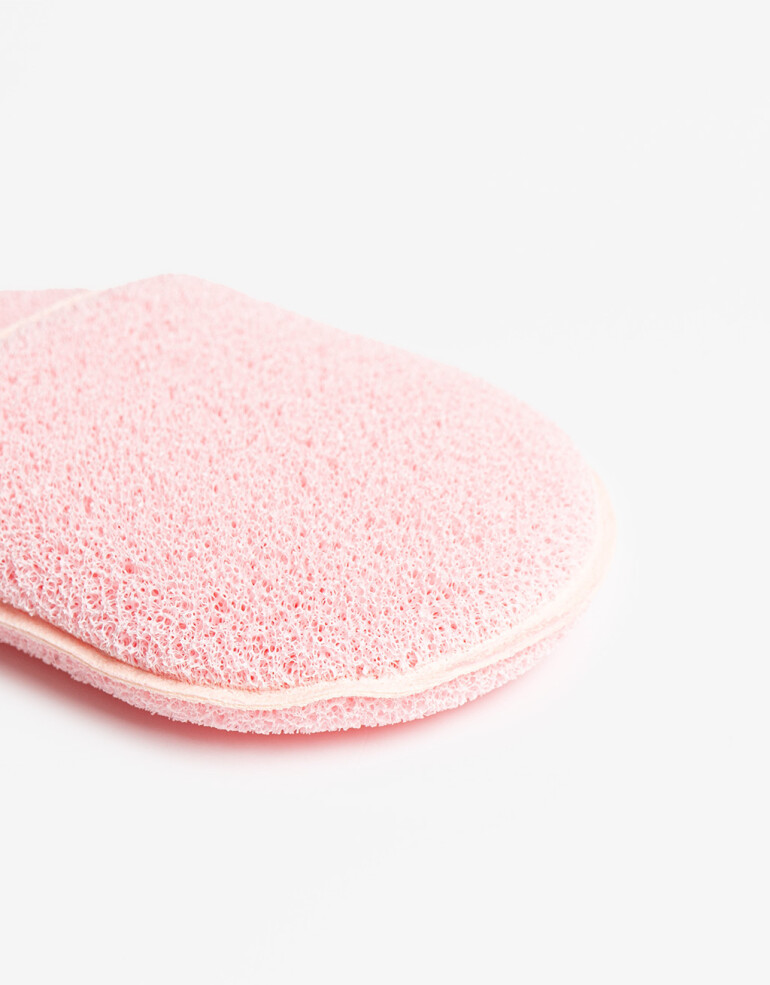 Complementos de cosmética para rostro Esponja Exfoliante De Limpieza Facial - Coral Claro