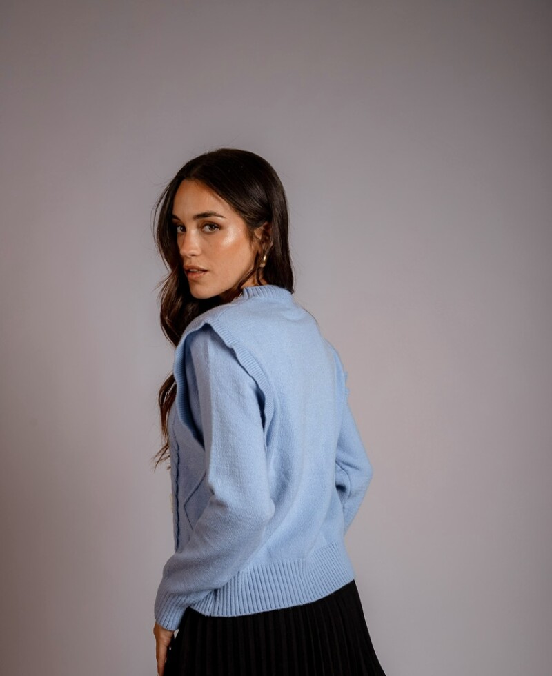 Buzo Josefina celeste