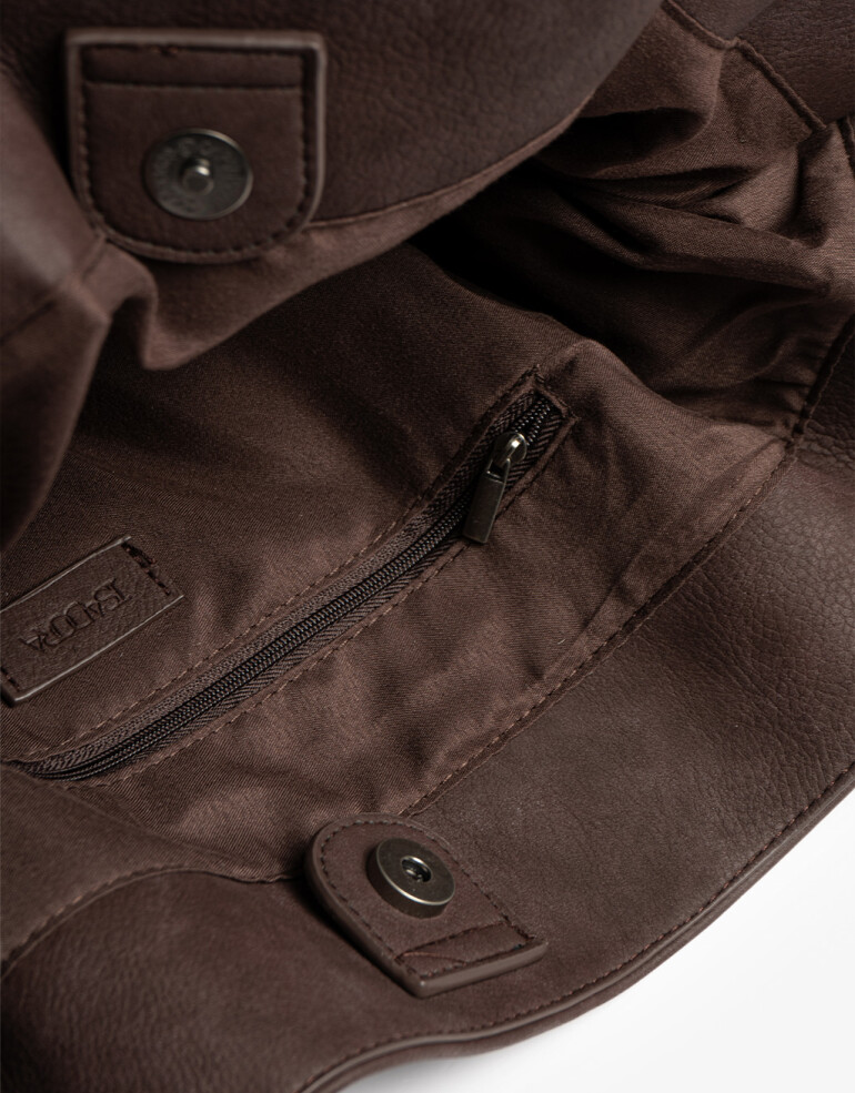 Saca Cartera Formato Saca Chocolate - Marron Chocolate