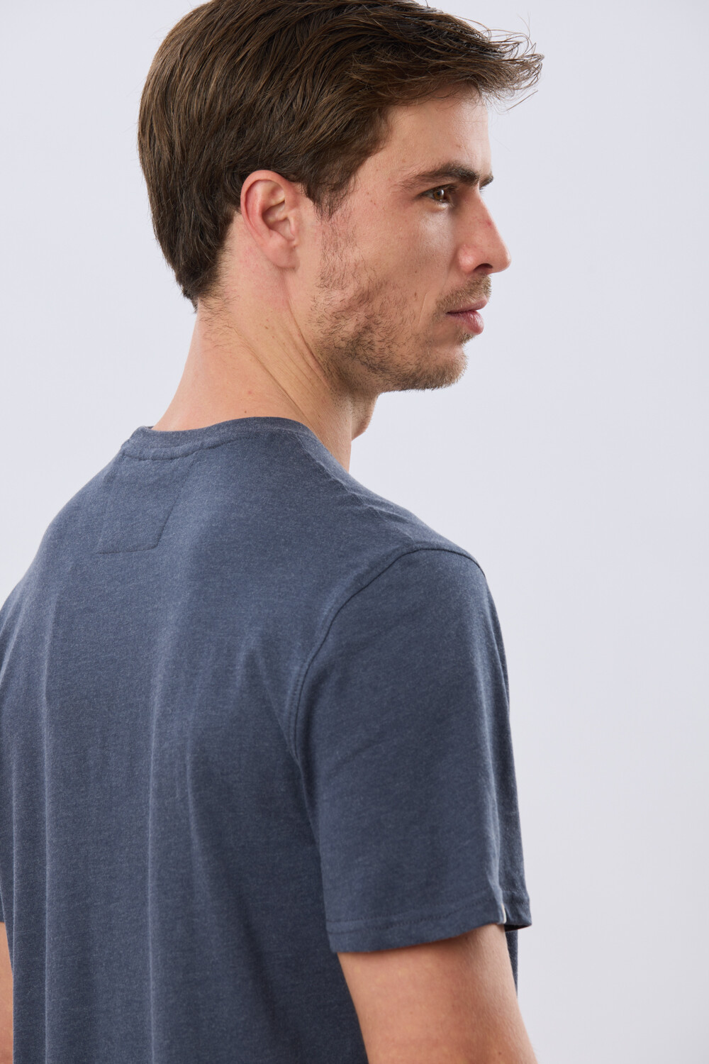 REMERA ESTAMPADA DE ALGODÓN Denim