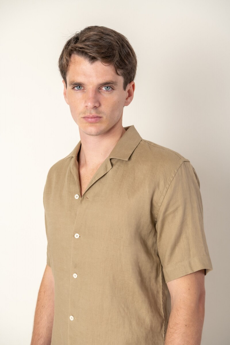 Hawaiana de Lino - Tostado 