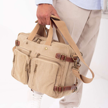 Porta Notebook Mochila World Kaki