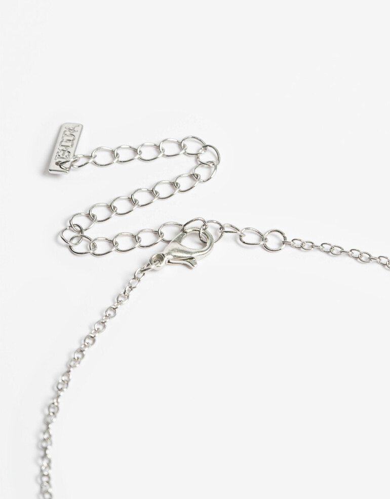 Collares Cortos Metal Collar Corto Estrellas - Plateado Rodio