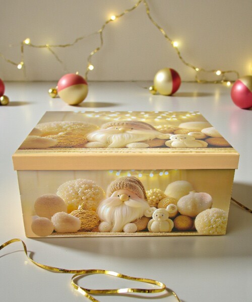 Caja Rigida Navidad 24,5 x 32x5 x 14 Diseño 2