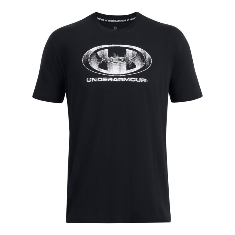 UA M GLITCH LOGO 60/40S SS-YLW BLK-001