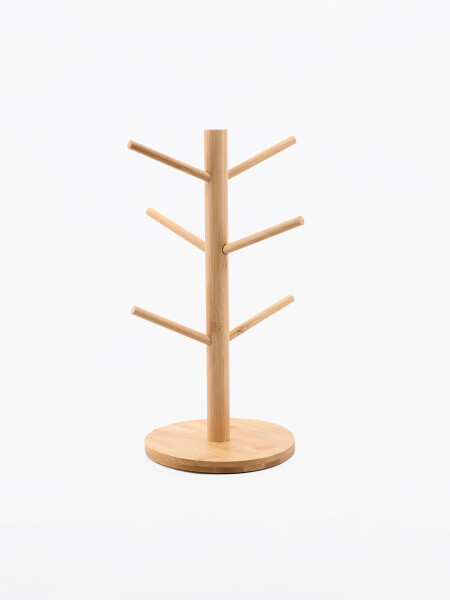 SOPORTE DE TAZAS BEIGE (V)