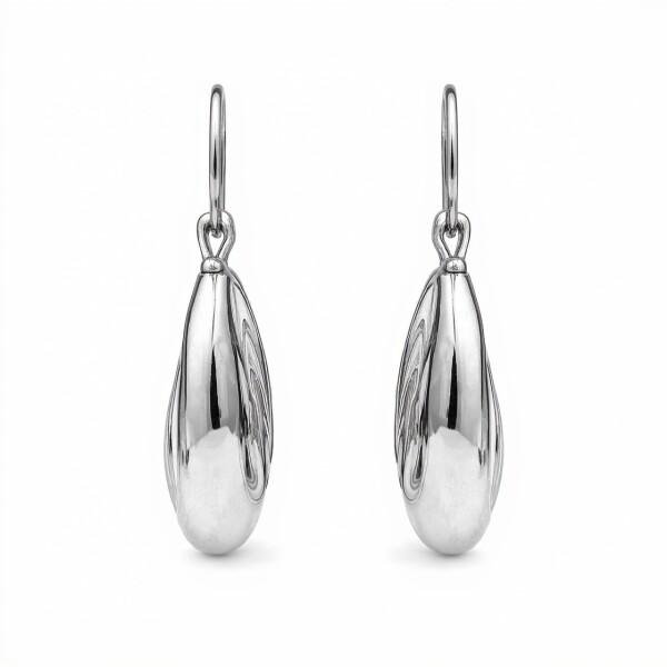 Caravanas Aro Luna Martillados - Plata inflada- CA4198 sinpiedra