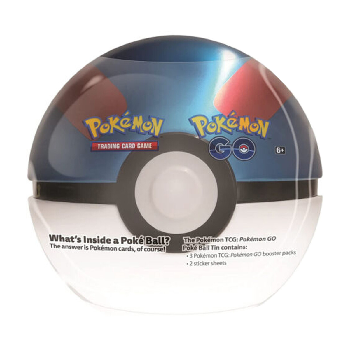 Pokemon TCG: Pokemon GO SuperBola + 3 Boosters + 2 Stickers [Español] 
