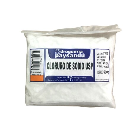 Cloruro de sodio USP 500 g