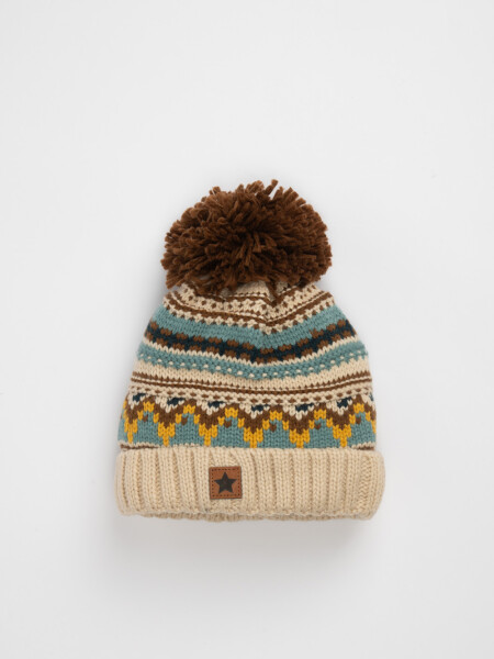 Gorro punto bariloche Multicolor