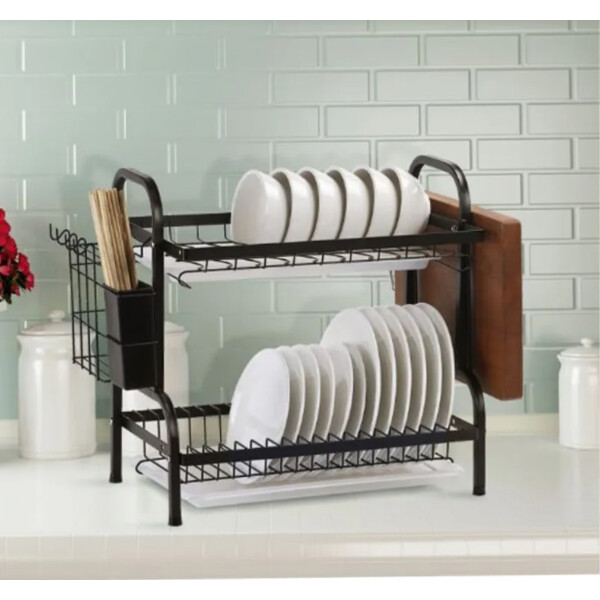 Escurridor 2 pisos 43cm seca platos organizador Escurridor 2 pisos 43cm seca platos organizador