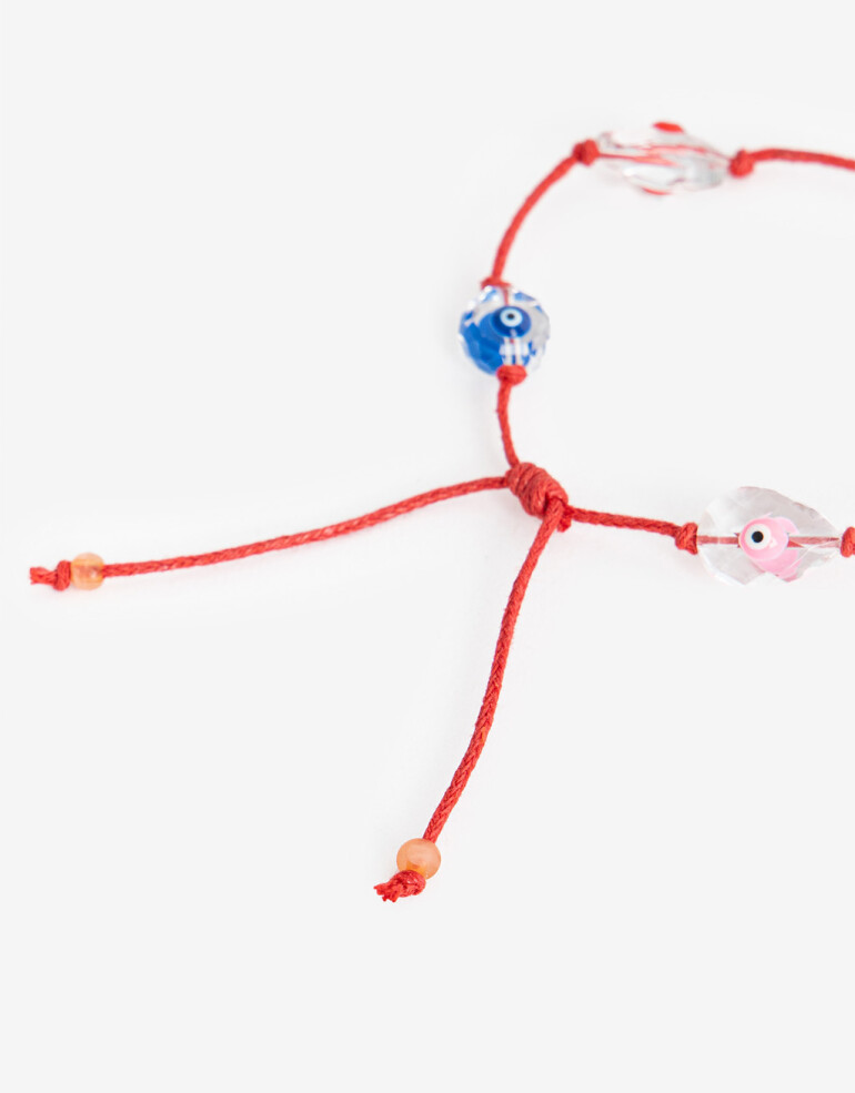 Pulseras Flexibles Cordón Pulsera Flexible Ojitos - Combinacion Multicolor