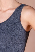 MUSCULOSA SEAMLESS ZAFIRO Gris Melange