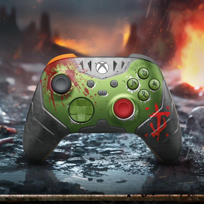 Joystick inalámbrico Microsoft para Xbox One DOOM Joystick inalámbrico Microsoft para Xbox One DOOM