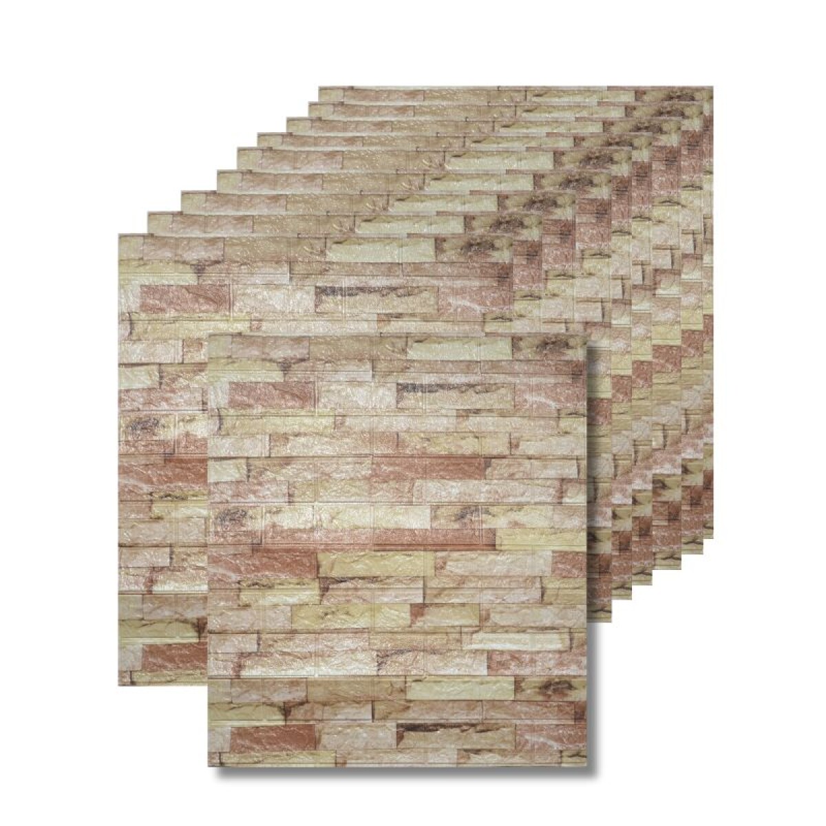 REVESTIMIENTO AUTO ADHESIVO 3D 70 X 77 CM X 3 MM - PIEDRA FC78 X 10 