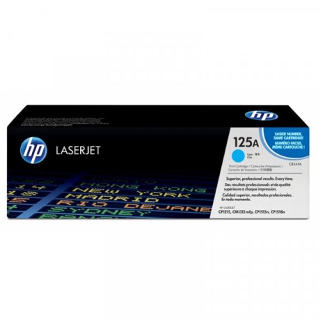 HP TONER CB541A CYAN 125A 1400 COPIAS 1215/1515/1510/1312 Hp Toner Cb541a Cyan 125a 1400 Copias 1215/1515/1510/1312