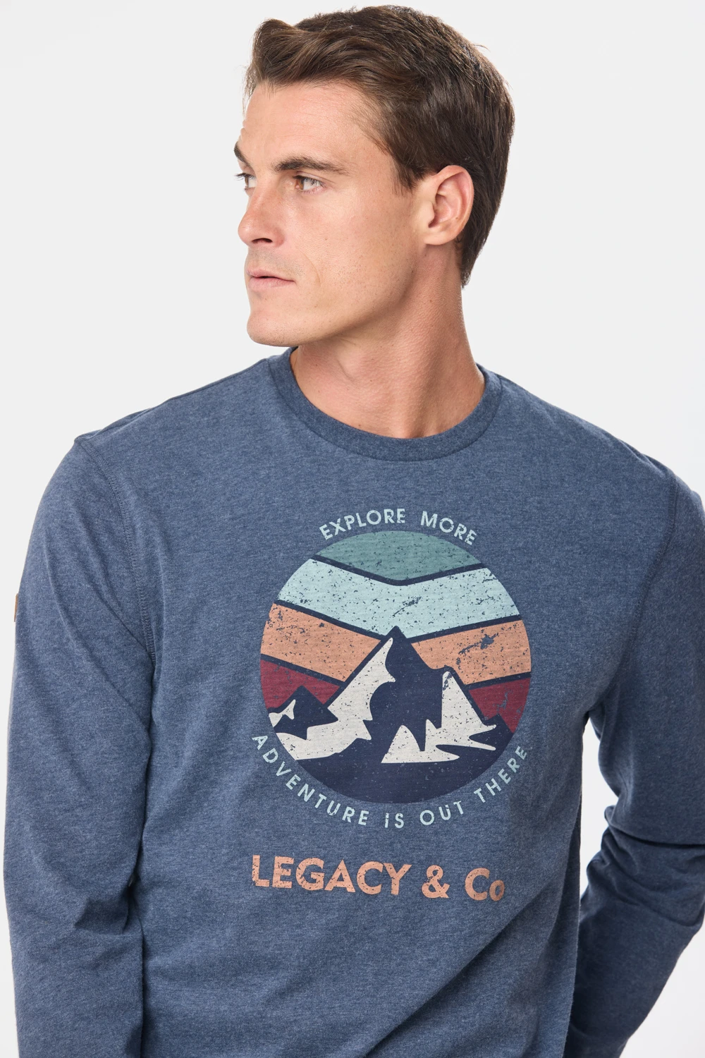 REMERA ESTAMPADA Azul