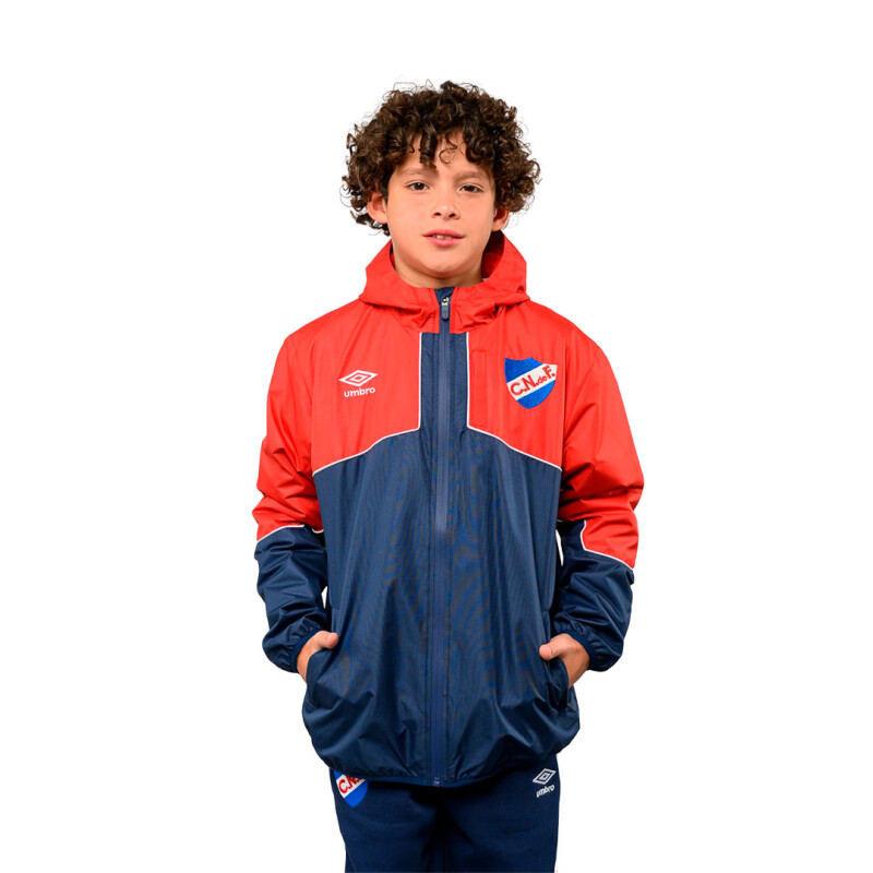 Campera de Niño Umbro De Lluvia Drift Rojo - Azul