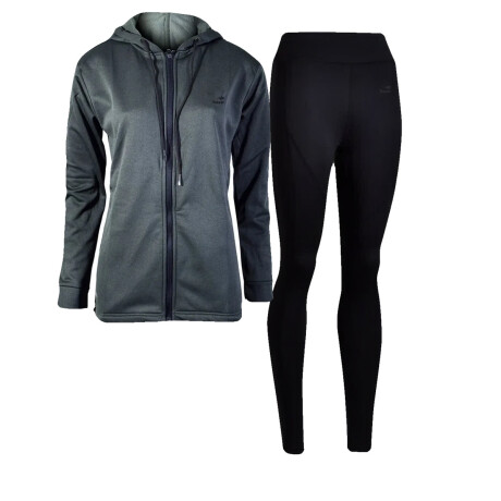 Equipo Deportivo Topper P/Dama Campera Calza DryCool Oliva