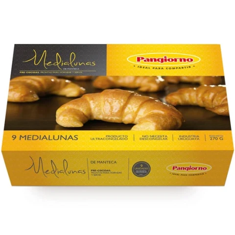 Medialuna de Manteca Pangiorno X9 Medialuna de Manteca Pangiorno X9