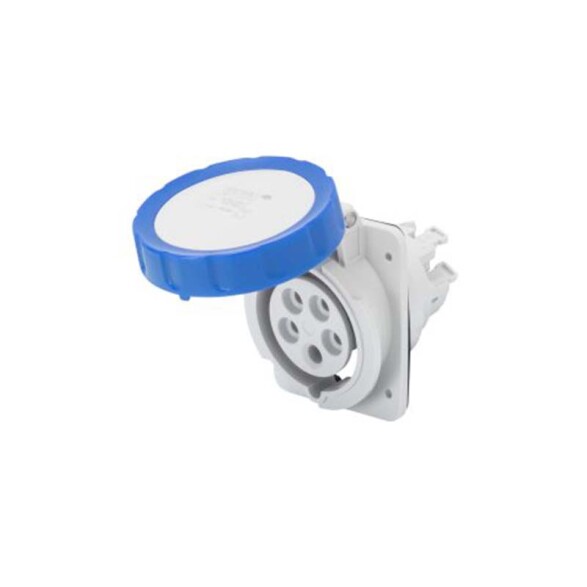 Tomacorriente emb. ind. 3P+T 32A 9H 220V IP67 azul GG2239FH