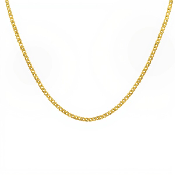 Cadena oro cubana -Oro bajo -Sin Piedra-CD8029 sinpiedra