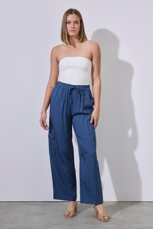 Pantalon Cargo AZUL