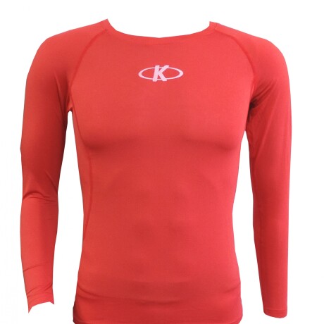 Remera Térmica Manga Larga K ROJO