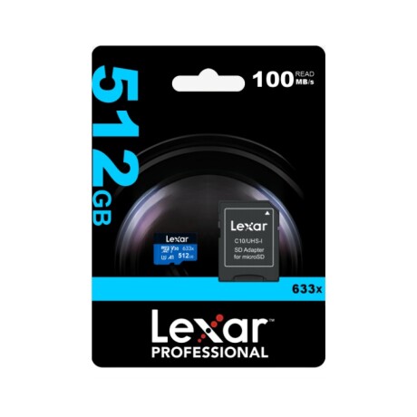 Memoria Microsdxc Lexar 512GB 633X Uhs-i Blue Series 001