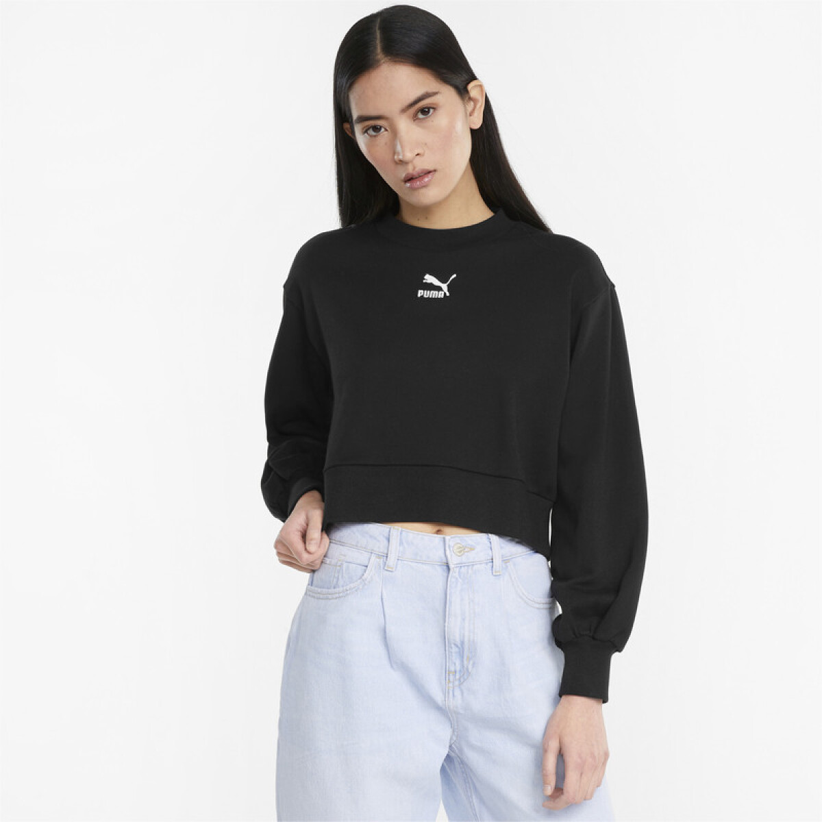 Classics Puff Sleeve Crew 53161601 - Negro 