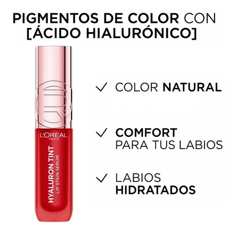 Labial L'oreal Hyaluron Tint Serum Tono Le Rouge Paris Labial L'oreal Hyaluron Tint Serum Tono Le Rouge Paris