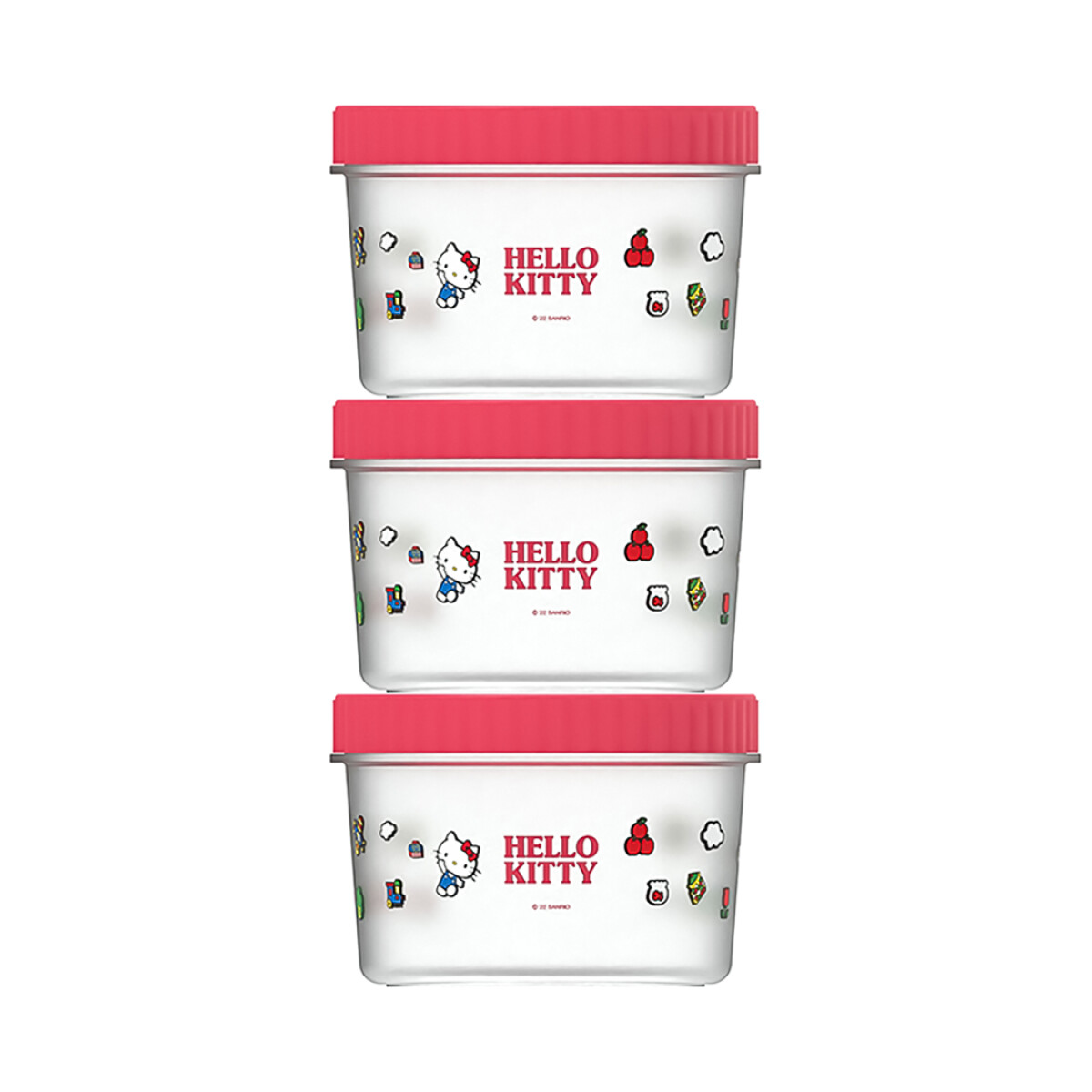 Set contenedor Hello Kitty 3pcs 