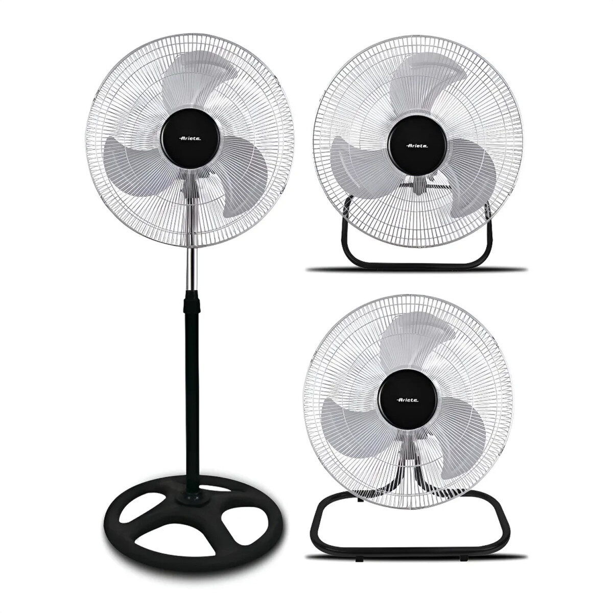 Ventilador 3 En 1 Ariete 50 Cm Pie Mesa Pared - VENTILADOR DE PIE ARIETE 3EN1 4080VT 