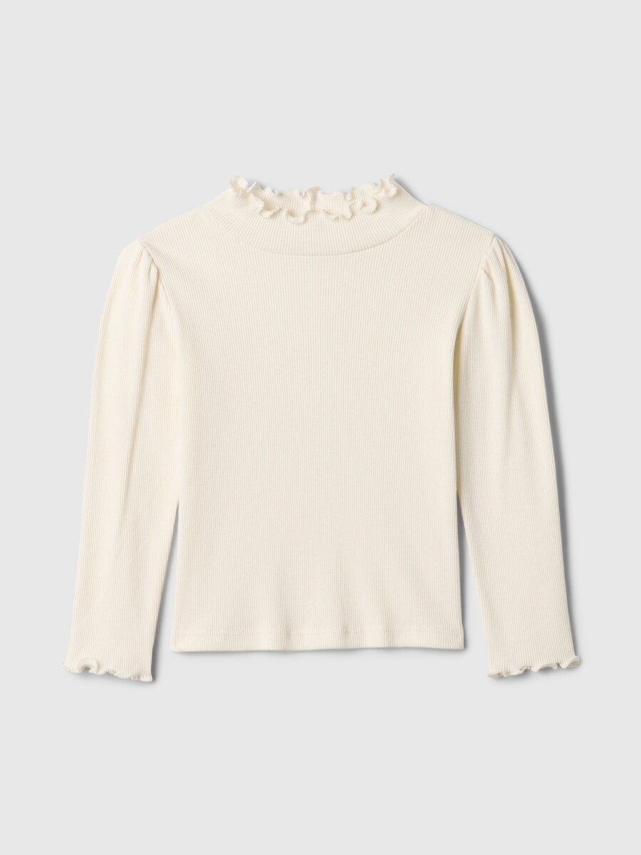 Remera Gráfico Toddler Niña - Ivory Frost 