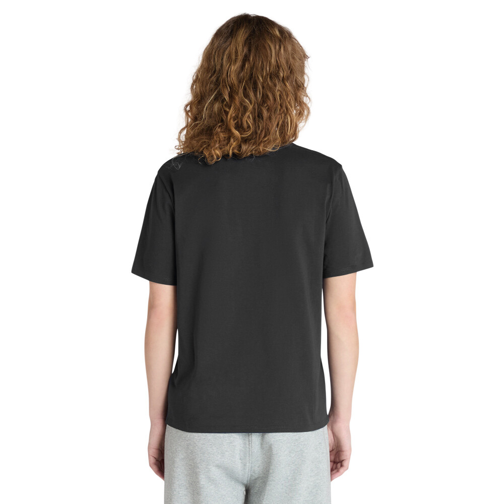 Polo Logo Bordado Mujer Black