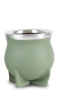 MATE DE CERÁMICA CHICO DELTA MENTA PASTEL GRANEADO FINO
